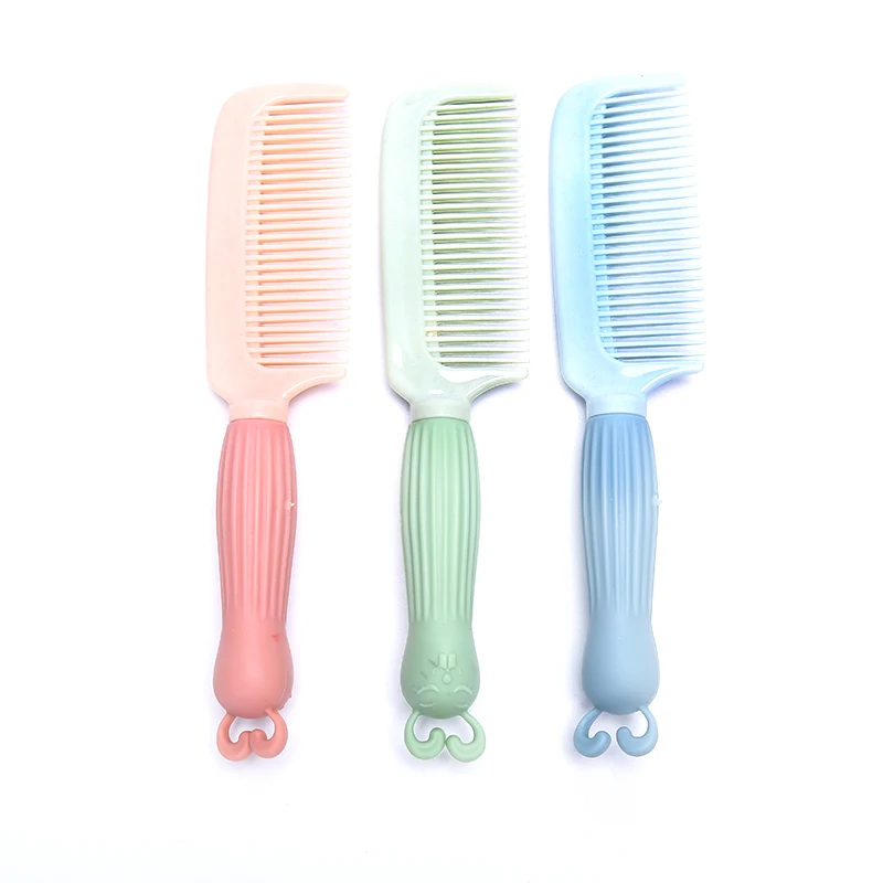 

1 Pcs Girl Toddler Baby Safety Soft Care Brush Hair Scalps Comb Kids Cartoon Girl Curly Hair Comb