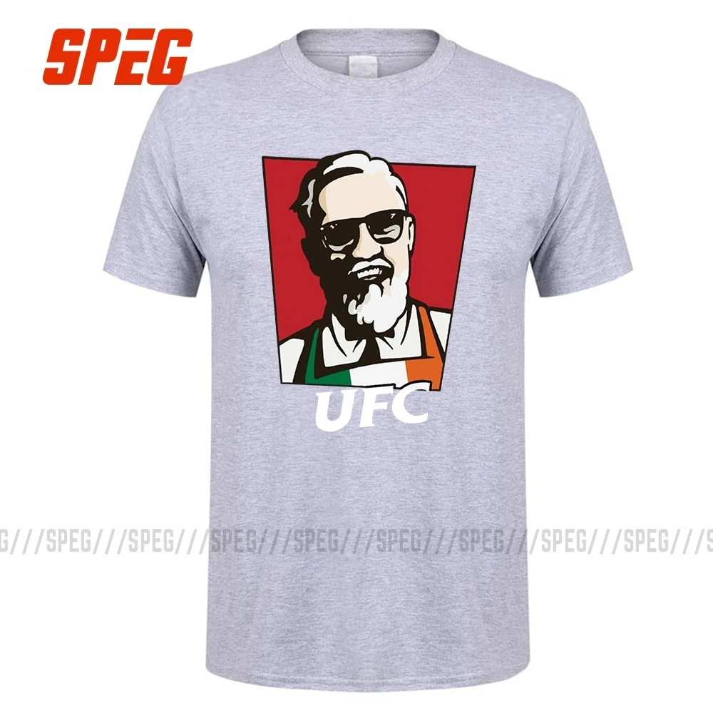 Conor McGregor UFC Спиг король Конор Макгрегор MMA Notorious футболка мужская с коротким рукавом Топы кортон футболка с круглым вырезом одежда мужская Винтажная Футболка - Цвет: Conor McGregor UFC