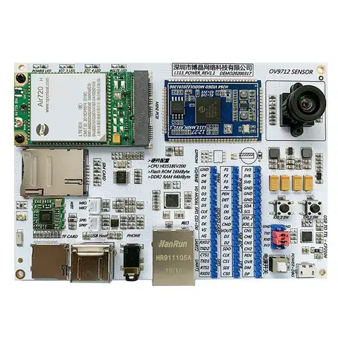 Плата для разработки Hisilicon HI3518EV200, сетевая камера, Интернет вещей, Linux, Wi-Fi, передача видео 4G
