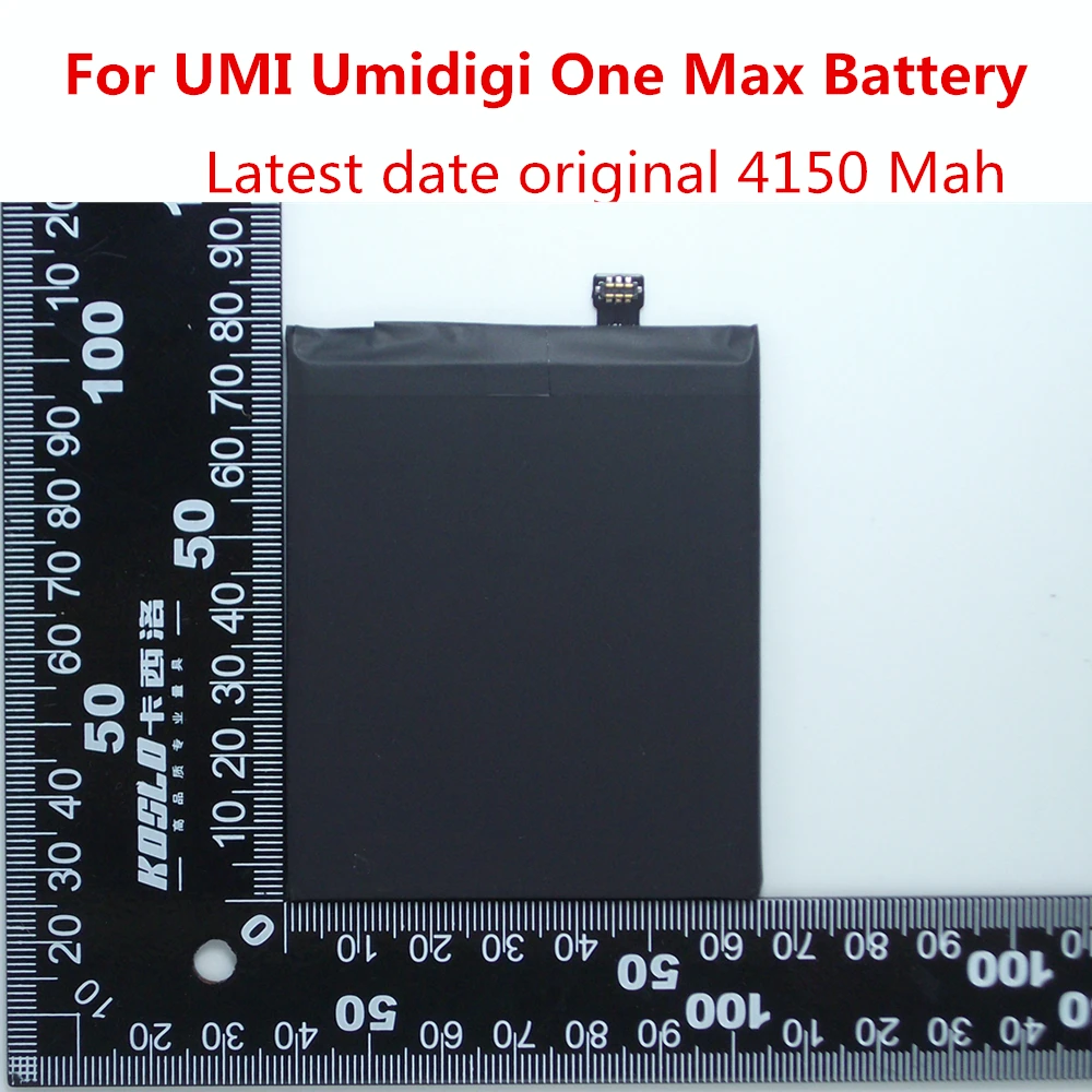 4150 мАч Высокая емкость для UMI Umidigi One Max батареи запасные сотового телефона +