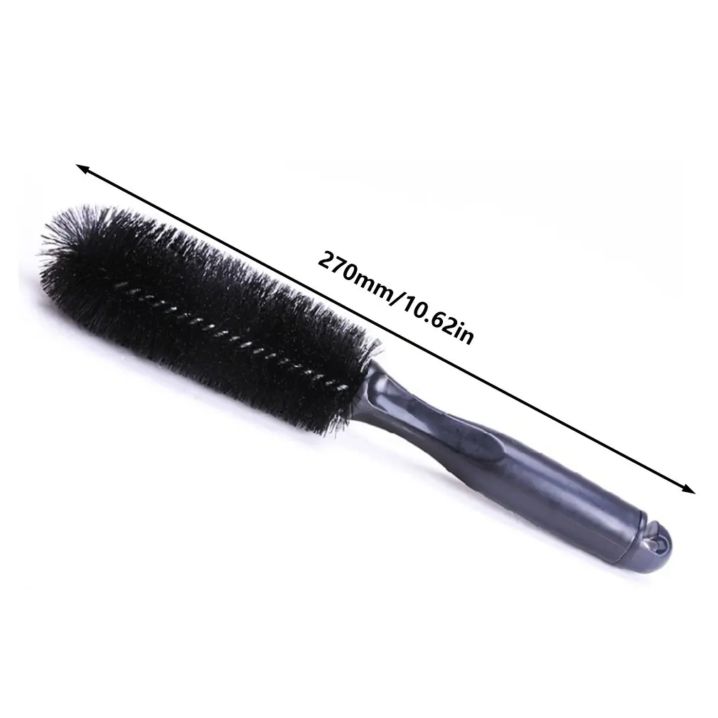 

Car Tire Brush Plastic Car Wash Tire Cleaning Brush Hard Brush Hook Design Better Cleaning Effect Good Flexibility