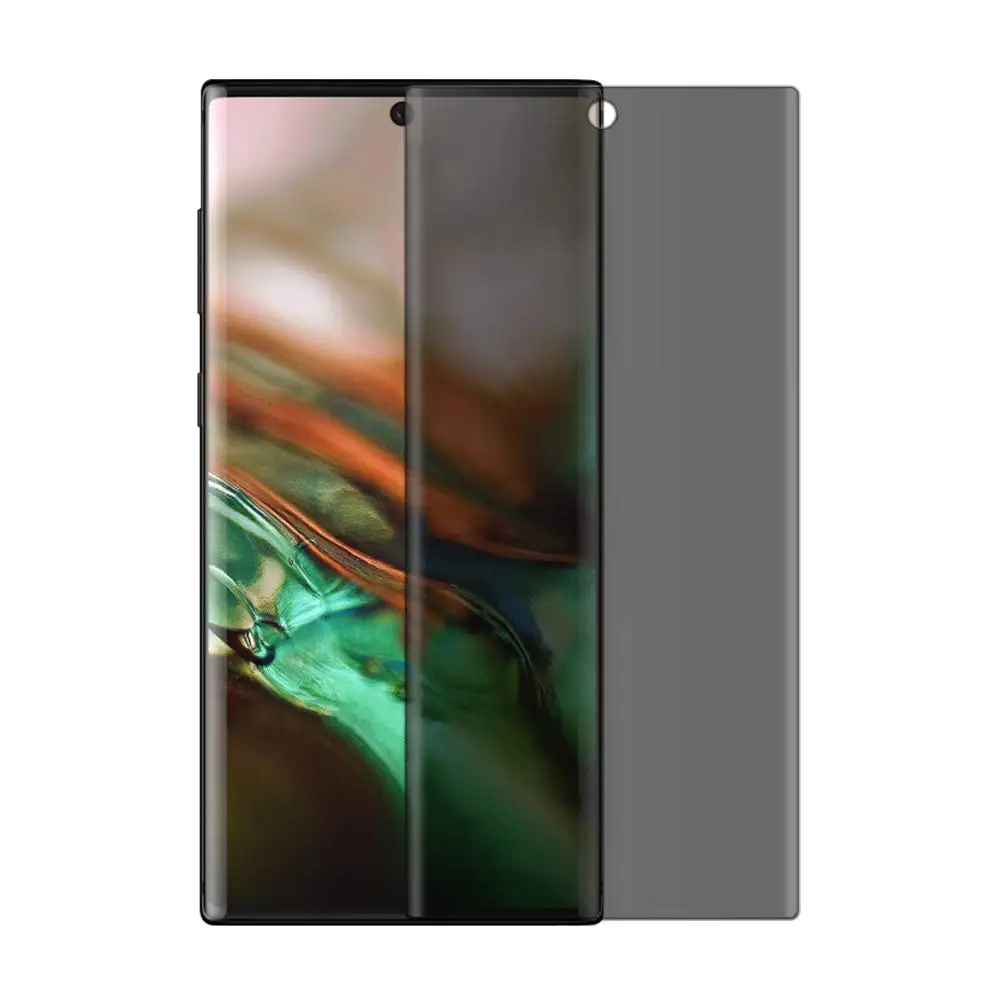 9H 20D полное покрытие конфиденциальности закаленное стекло для SAMSUNG Galaxy Note10 S10 PLUS +