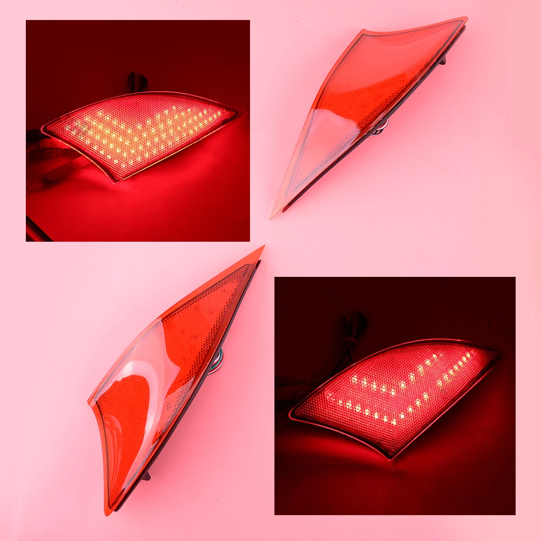 

1Pair LED Rear Bumper Reflector Light Fog Brake Driving Reverse Red fit for Lexus IS250 IS300 IS350 2014 2015 2016