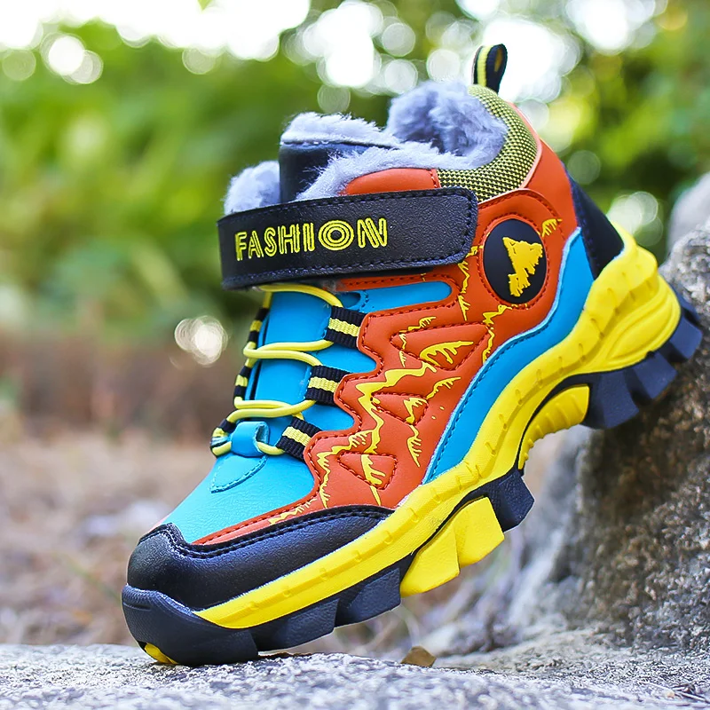 Детские зимние ботинки зимняя новая уличная обувь для мальчиков 2019 детские