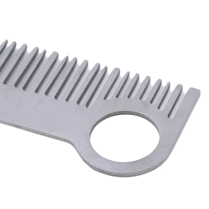 

1PC High Quality Stainless Steel Hair Combs Tactical Pocket Comb Hot Sale Health Care Tools For Women Men Unisex