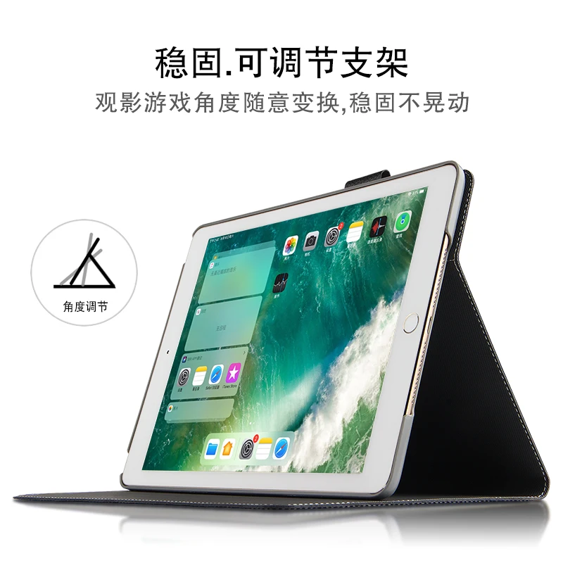 Чехол из воловьей кожи для iPad 9 7 дюймов 2017 2018 защитный чехол натуральной планшета