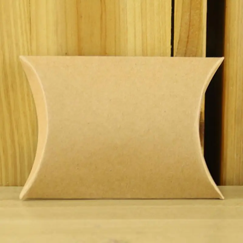 50 шт. картонная подарочная коробка для конфет подушка в форме украшение детское