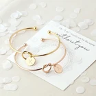 SUMENG Новое поступление 2022 модный браслет из сплава цвета розового золотасеребра с буквами змея цепочка браслет с шармами для женщин ювелирные изделия подарки