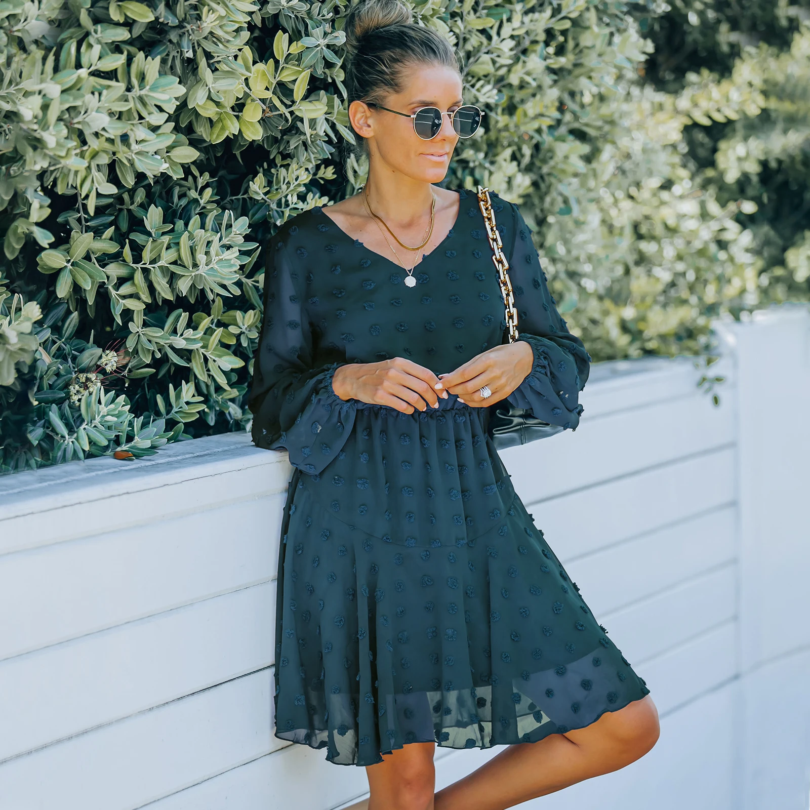 

Women French Lace Vintage Dress Fashion Puffer Sleeve Elegant A-line Short Dress Korean Style Summer Bohemian Print Vestidos