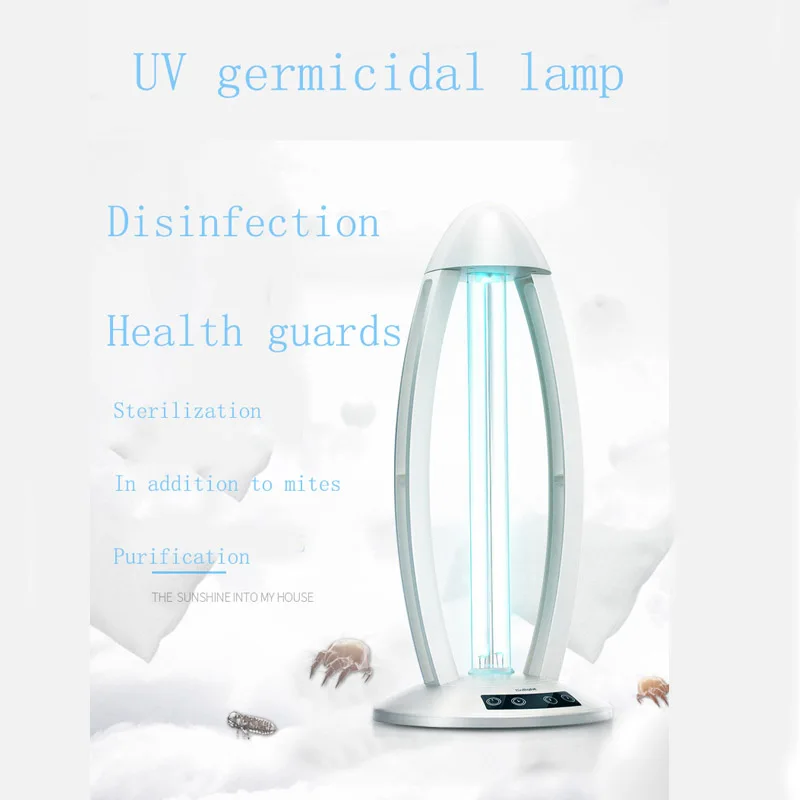 

38W UV ozone disinfection quartz lamp hospital sterilizer portable mite remote control sterilization home ultraviolet lamp