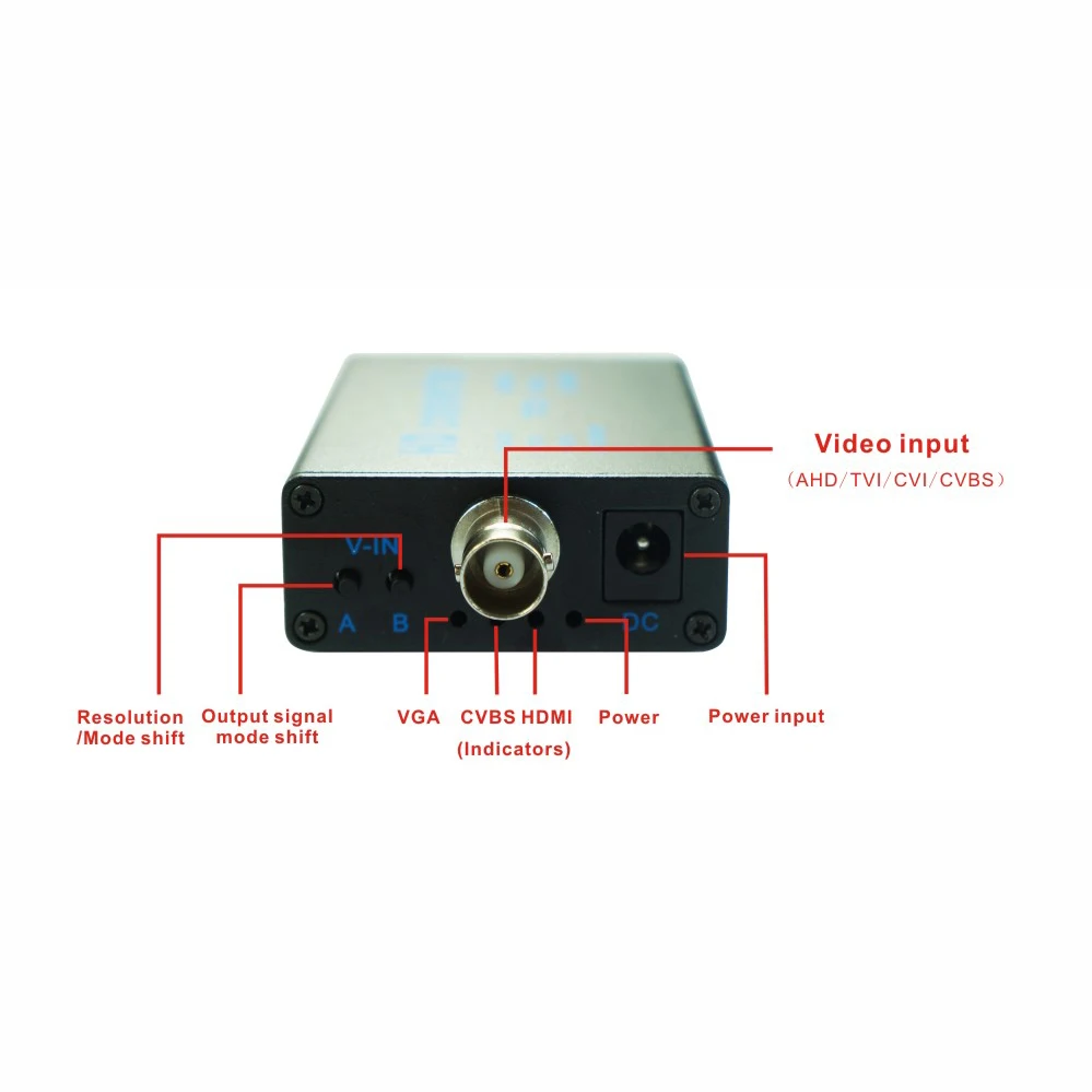 Конвертер видеосигнала AHD в HDMI AV VGA TVI CVBS видео преобразователь|Коробки передач и