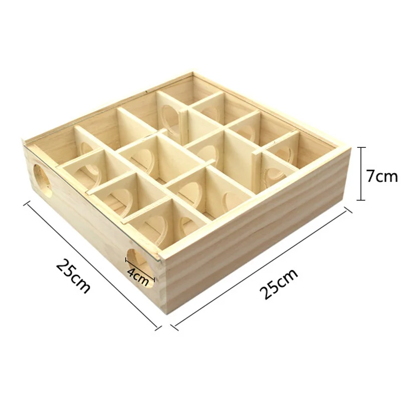 1 шт. деревянные игрушки для мелких животных интеллектуальный лабиринт туннель