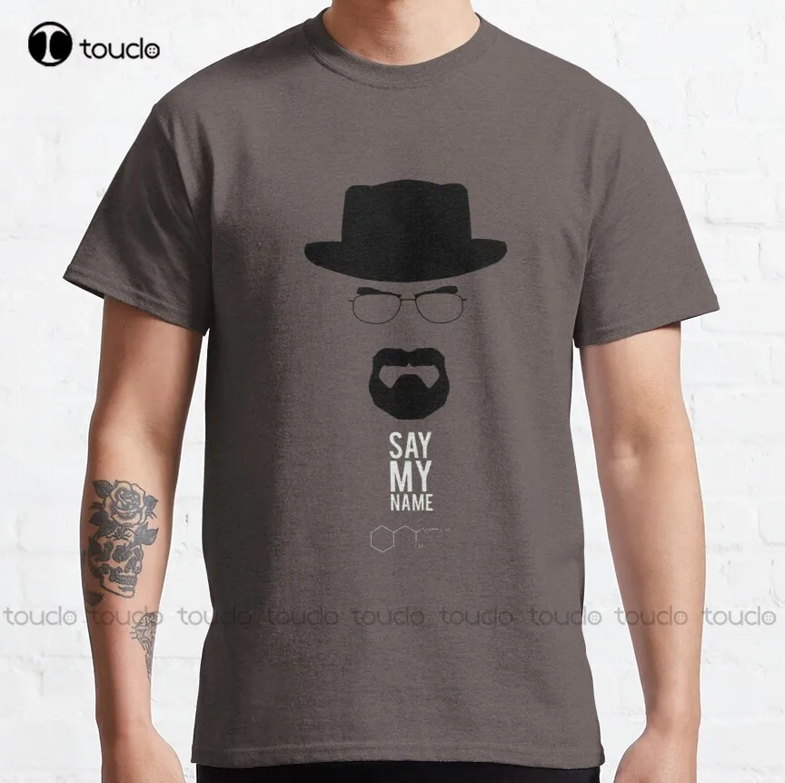 Breaking Bad Классическая футболка с надписью мое имя женские футболки на заказ