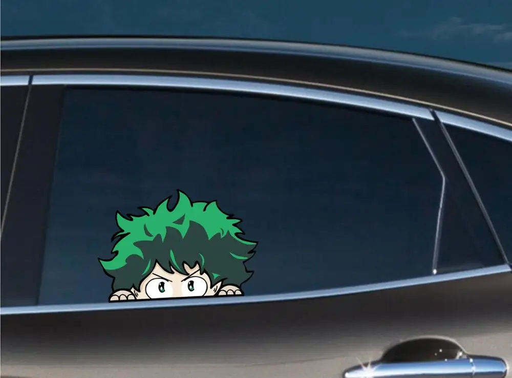 Three Ratels FC220 Милый Забавный 3D IZUKU MIDORIYA Peeker аниме Peeking наклейка окно автомобиля