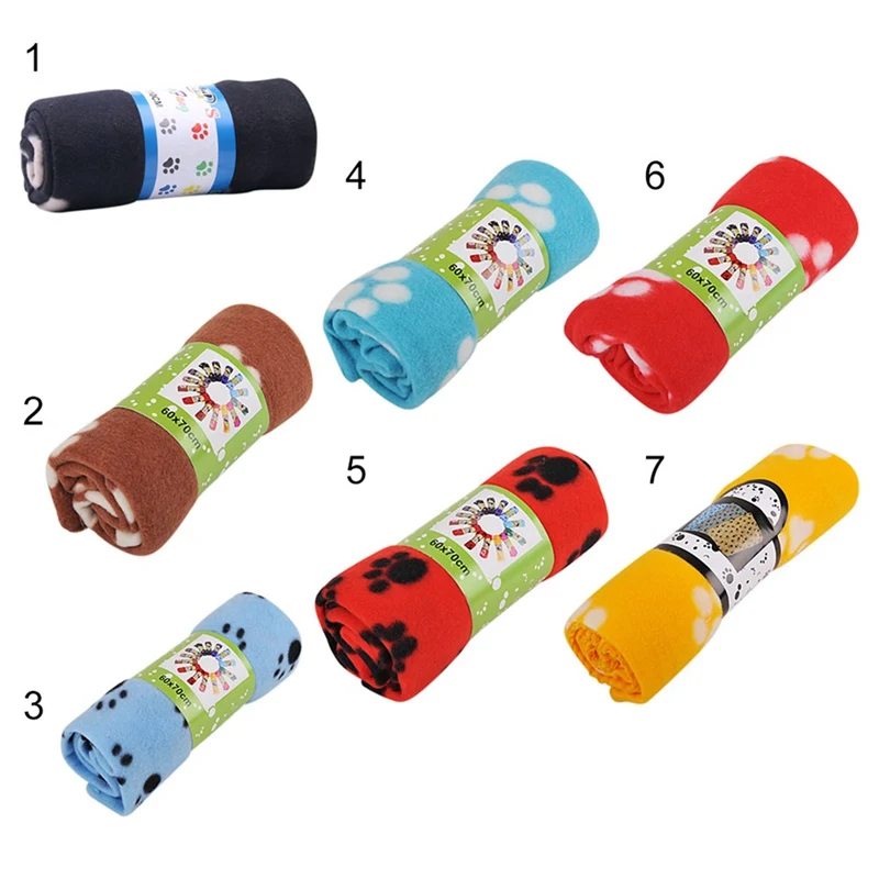 Бархатные Флисовое одеяло для животных собак и кошек супер мягкий уютный