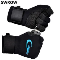 3mm kevlar scuba diving gloves cut proof warm underwater hunting non slip wear resistant harpoon adjustable black gloves