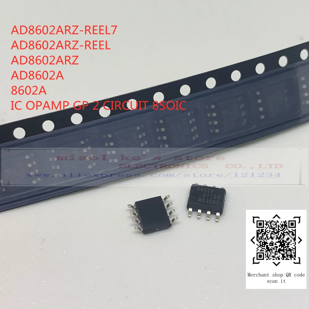 

[5pcs]100%New original; AD8602ARZ-REEL7 AD8602DRZ-REEL7 AD8602DRZ-REEL AD8602ARZ AD8602DRZ AD8602A AD8602D 8602D 8602A 8SOIC
