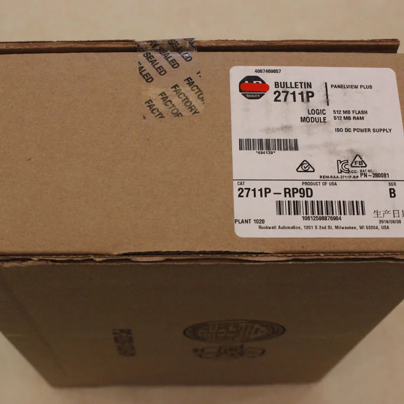 

New original 2711P-RP9D touch screen PLC logic module 2711PRP9D