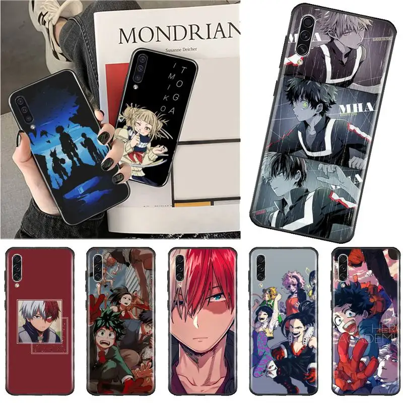 

My Hero Academia Phone Case For Samsung A40 A50 A51 A71 A20E A20S S8 S9 S10 S20 Plus note 20 ultra 4G 5G TPU Silicone Back Cover