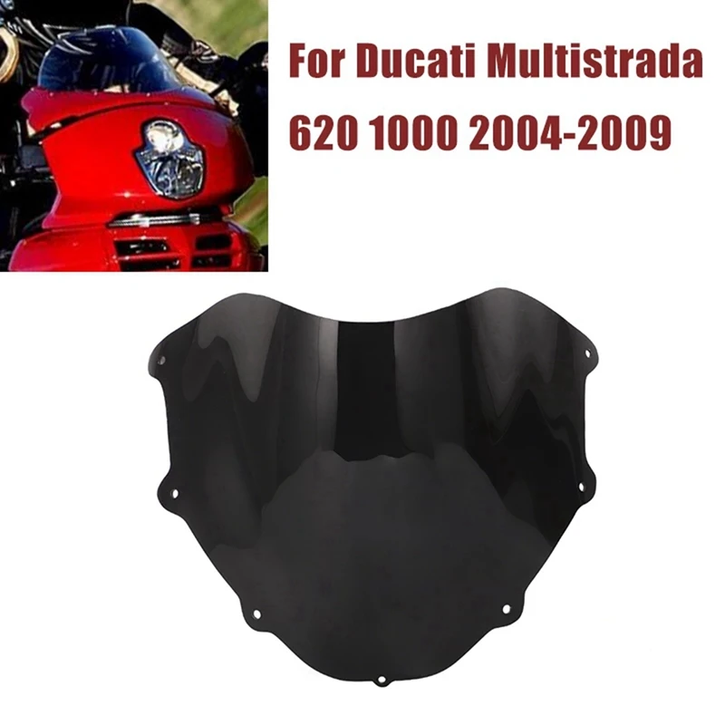 Ветровое стекло для мотоцикла с козырьком для Ducati Multistrada 620 1000 04-09.