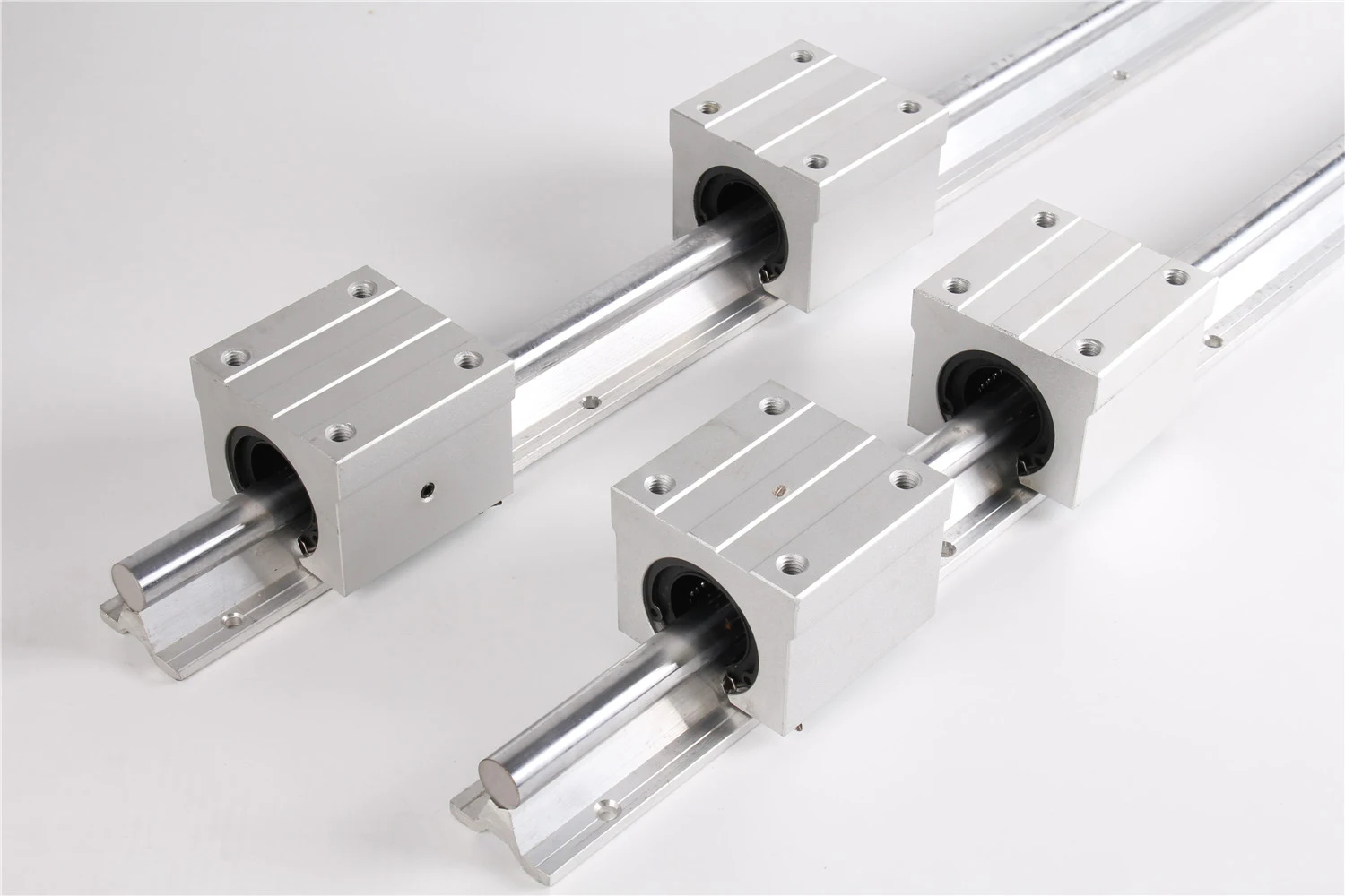 

2pcs SBR16-2200mm Fully Supported Linear Rail Shaft Rod+4pcs SBR16UU Block Bearing