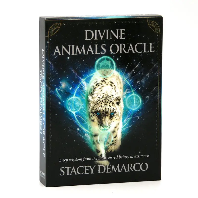 

Divine Animals Oracle 44 Cards Deck Deep Wisdom from the Most Sacred Beings in Existence Tarot Family Party Board Game H053