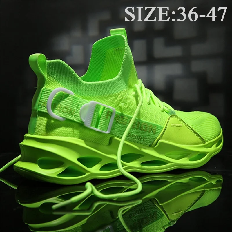 

Men Running Shoes Casual Sneakers Breathable Comfortable Non-slip Sports Shoes Lightweight Tennis Shoes Couple Shoes Plus Size