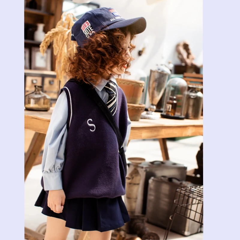 L + I KISS/комплект модной дизайнерской одежды для малышей осенне-зимний свитер