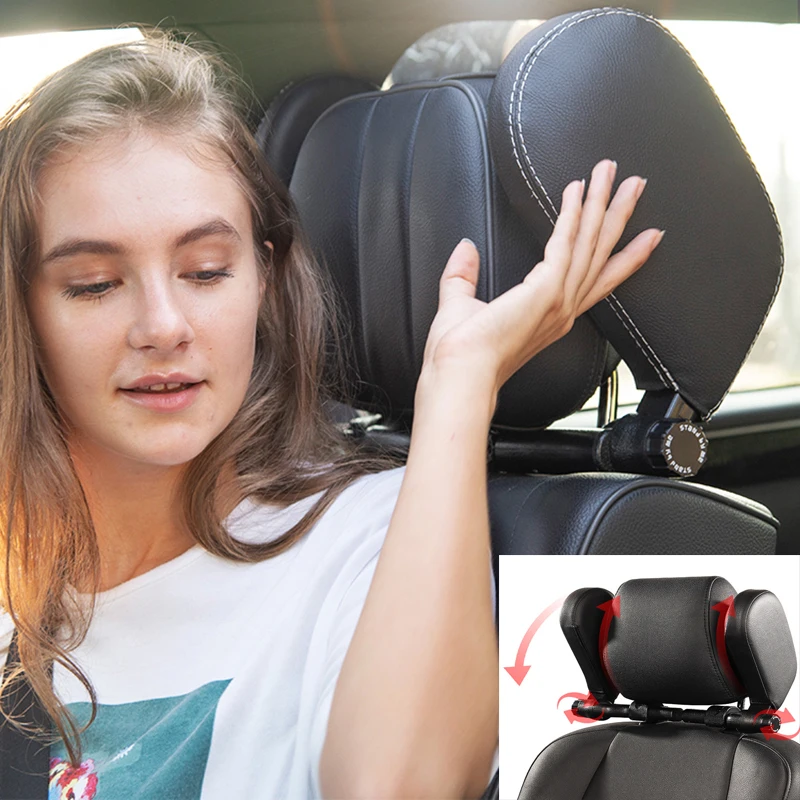 

Seat Neck Pillow Auto Support Car Seat Headrest Neck Rest Cushion Car Styling Easy Install And Clean Car Seat Supplies