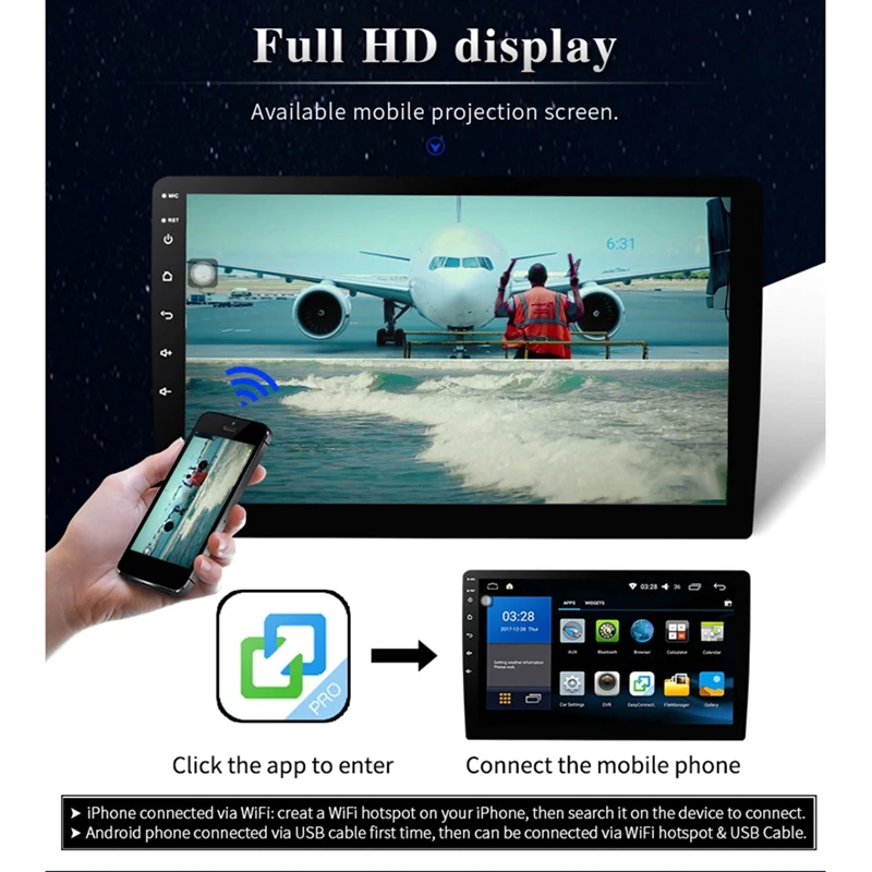 9 дюймов 1 + 16G Android 8 0 автомобильный DVD GPS навигатор Автомобильный