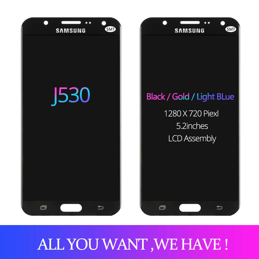 5,2 ''ЖК-для samsung Galaxy J5 j530 J530F SM-J530F ЖК-дисплей сенсорный экран дигитайзер для samsung J5 Pro регулируемый дисплей