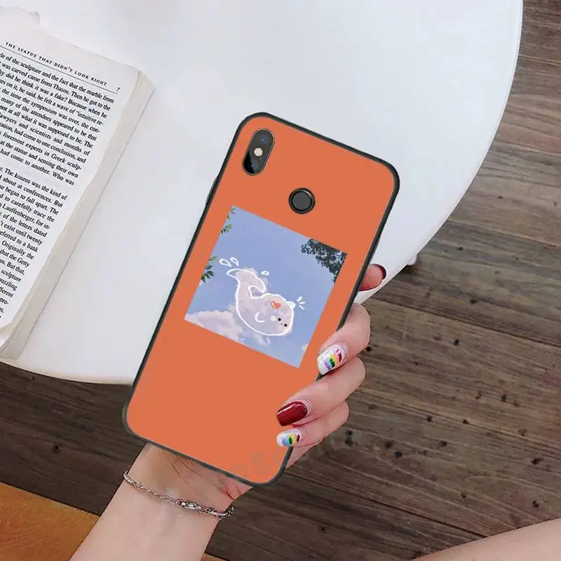

clouds Aesthetic art Phone Case For Xiaomi Redmi note 7 8 9 t max3 s 10 pro lite Luxury brand shell funda coque