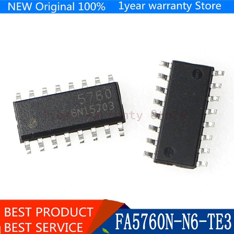 

{ New original } 5pcs/lot FA5760N-N6-TE3 FA5760N-N6 FA5760N FA5760 FE5760 5760 SOP16