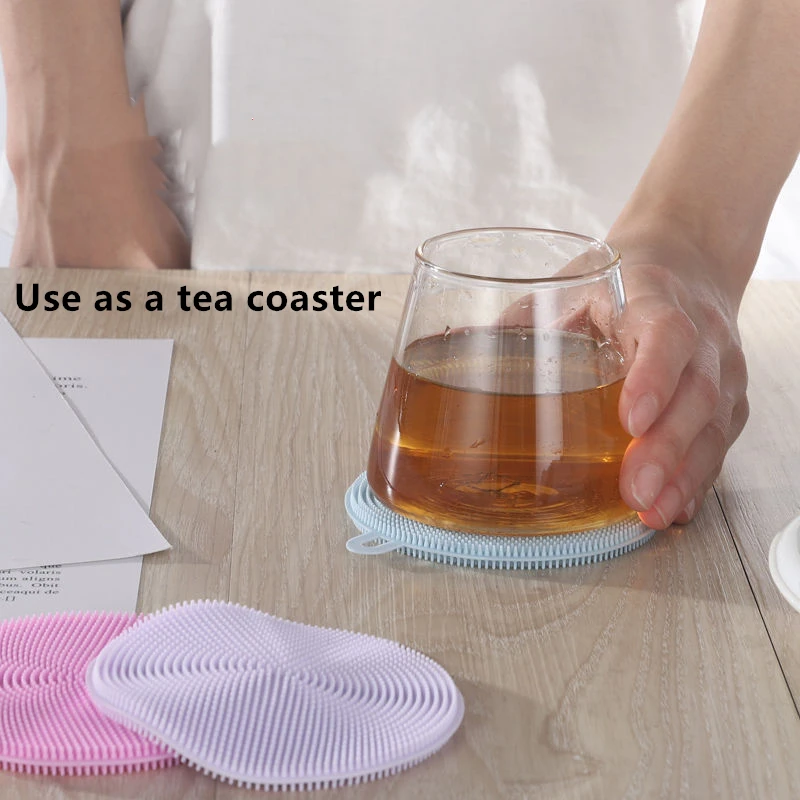 Кухня силиконовая щетка для мытья посуды железные мочалки чистки овощей