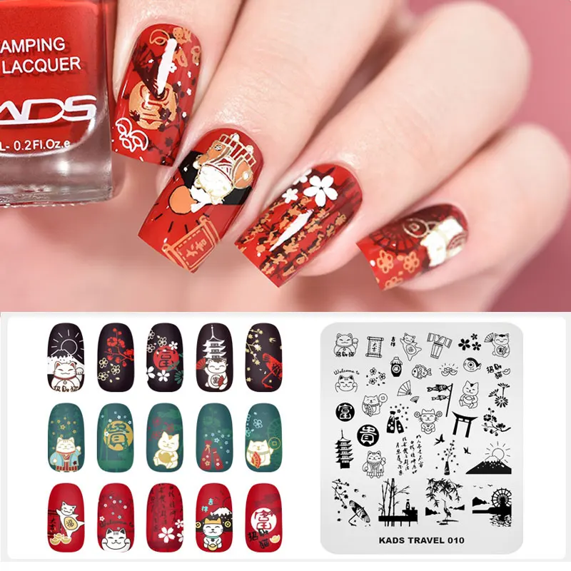 30 Styles Nail Stamping Plates Swanky Image Stencils for Polish Flowers Cartoon Art Template Design Nails | Красота и здоровье
