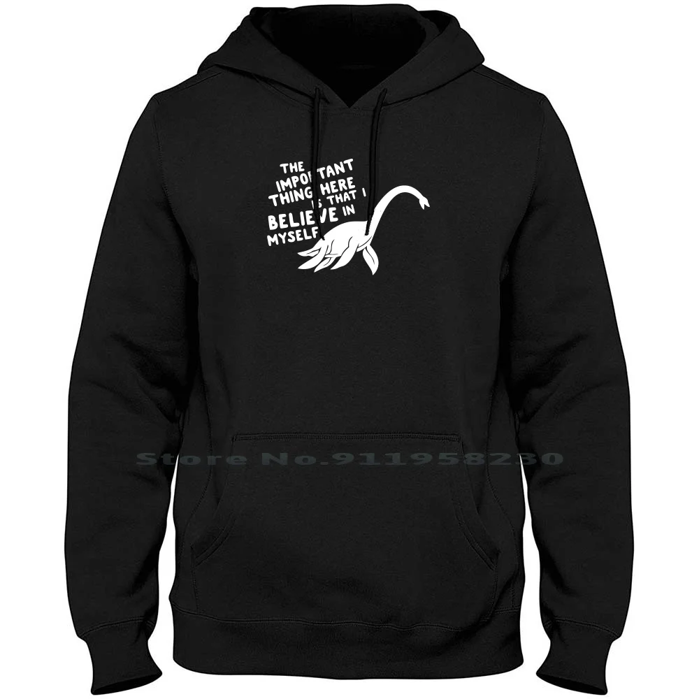 

Funny Lochness Monster Hoodie Sweater 6XL Big Size Cotton Monster Symbol Slogan Parody Logan Humor Tage Logo Joke Age Fun St