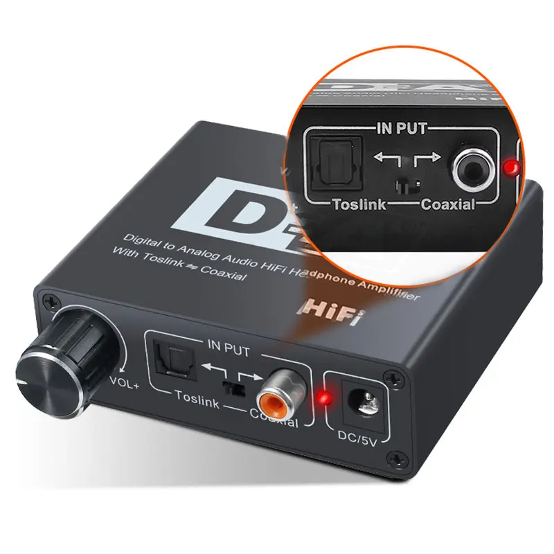 Двунаправленный аудио конвертер 192 кгц цифровой в аналоговый 3 5 мм