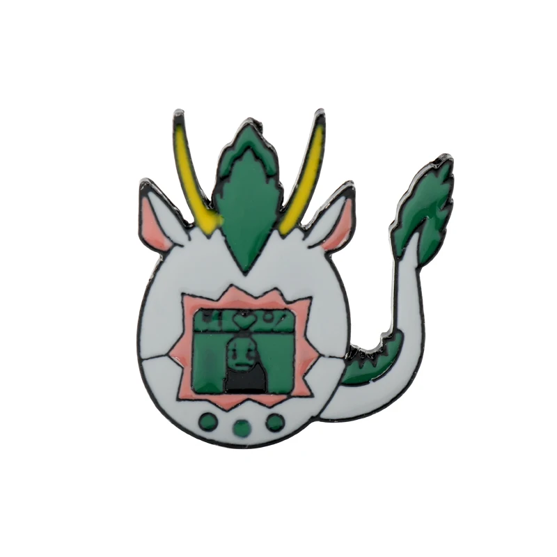 Брошь Без лица Haku значок из спирированного страха на лацкан эмалированные броши