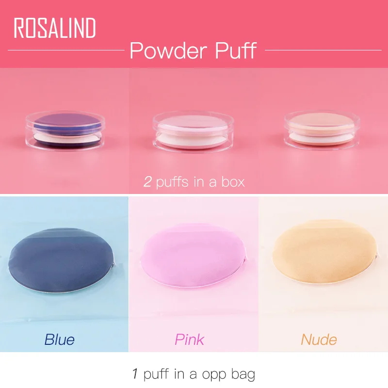 ROSALIND спонж для макияжа лица Губка очистки пудры основа пуховка блендер Высокое