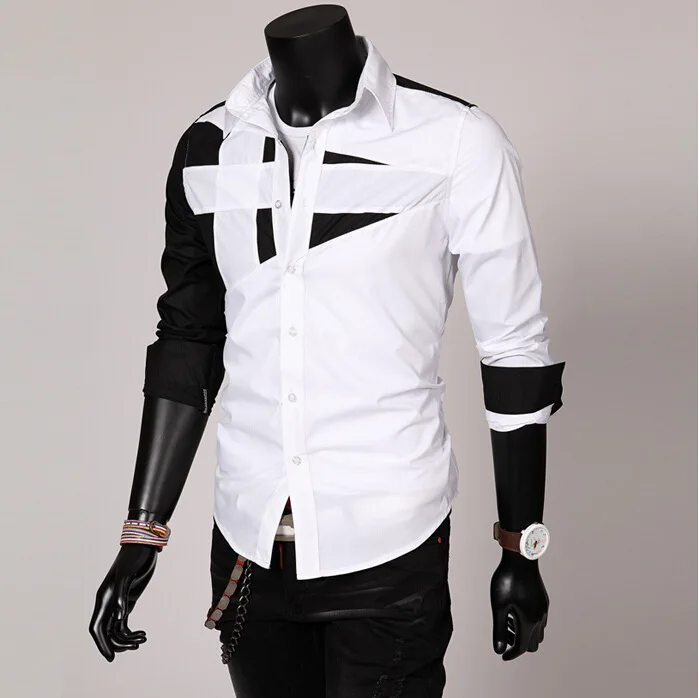 Slavna Martinovic мужские формальные рубашки Деловые повседневные свадебные тонкие топы