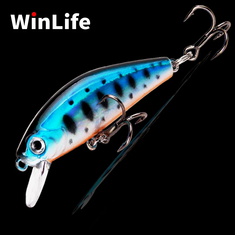 

Winlife 1 шт., 5,5 см, 6,7 г, пластиковая рыболовная приманка в виде гольяна, приманка для морской рыбалки, Джеркбейт, свимбейт, свимбейт, новинка