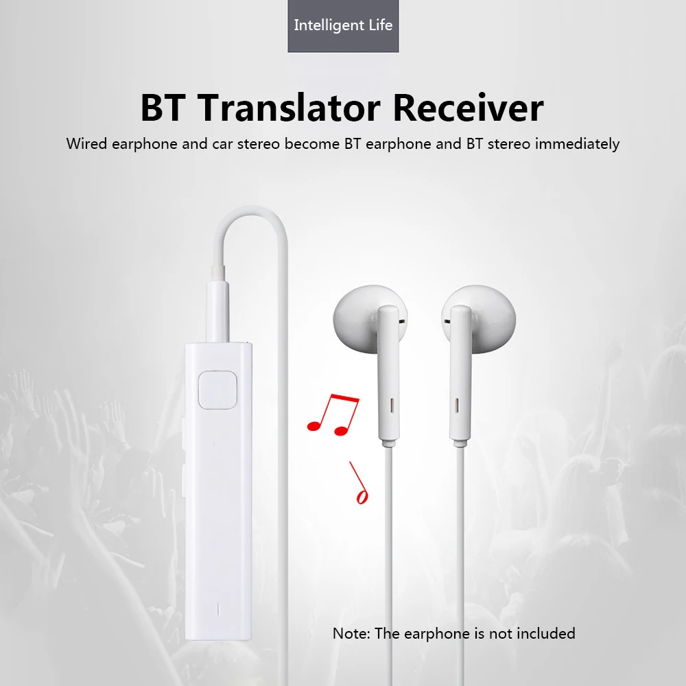 Автомобильный аудиоприемник BT беспроводной 4 2 переводчик мини стерео приемник с