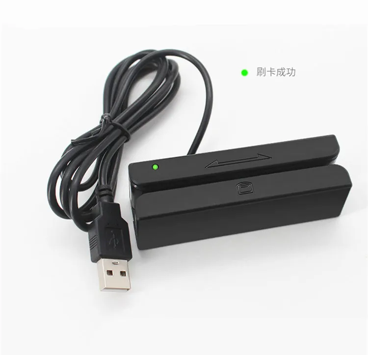 USB MSR100 магнитный считыватель сбора данных USB полосы карты 3 треков pos