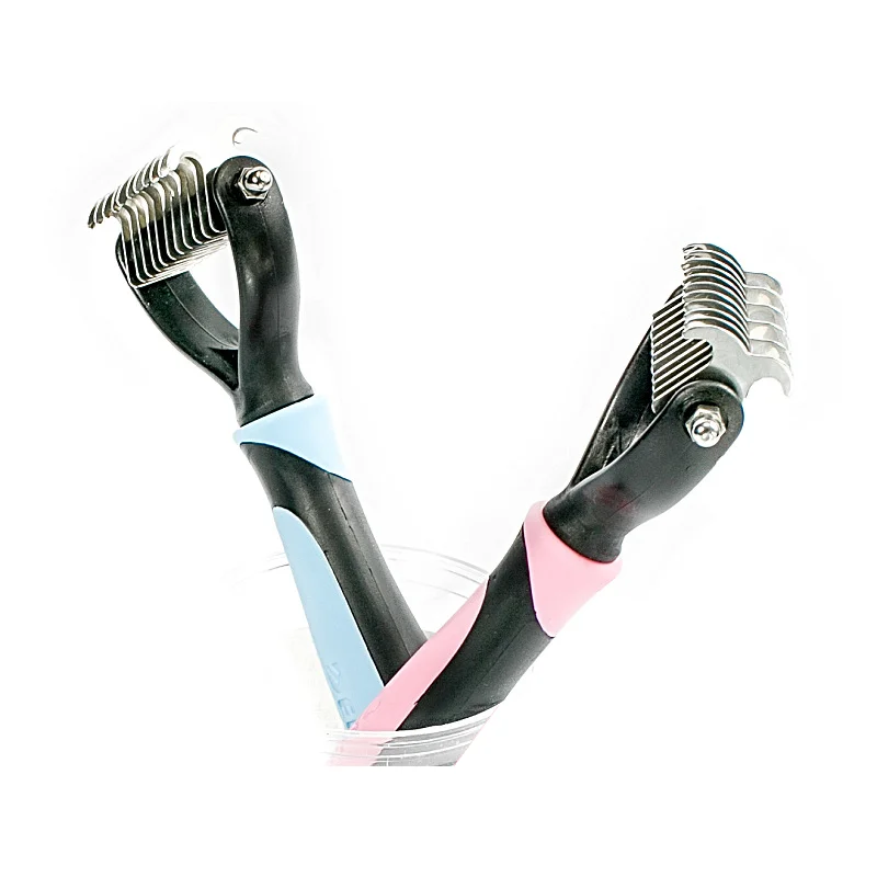 

Le pet brush e-commerce model open knot hair removal dog comb cat and dog supplies open rake comb