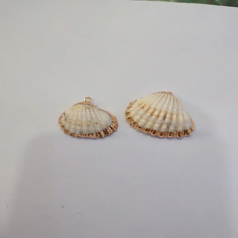 

10Pcs Necklace Pendant Sector Conch-shell Pendant Wholesale For Jewelry Making Necklace Handiwork Sewing Craft Accessory