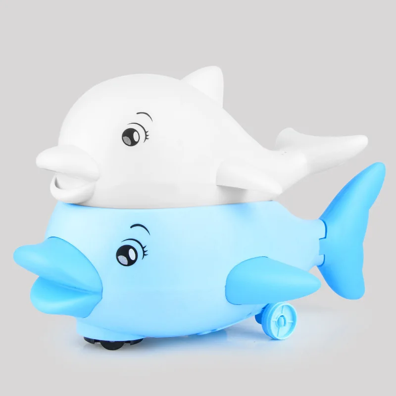 1 шт. струи воды дельфин Электрический Baby Shower игрушки для ванной светильник и