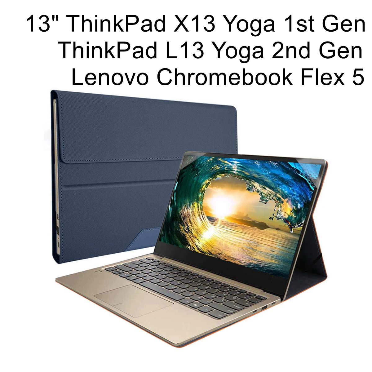 

Защитный чехол для ThinkPad X13 Yoga 1-го поколения/L13 Yoga 2-го поколения/Lenovo Chromebook Flex 5 2-в-1 13-дюймовые аксессуары, S028
