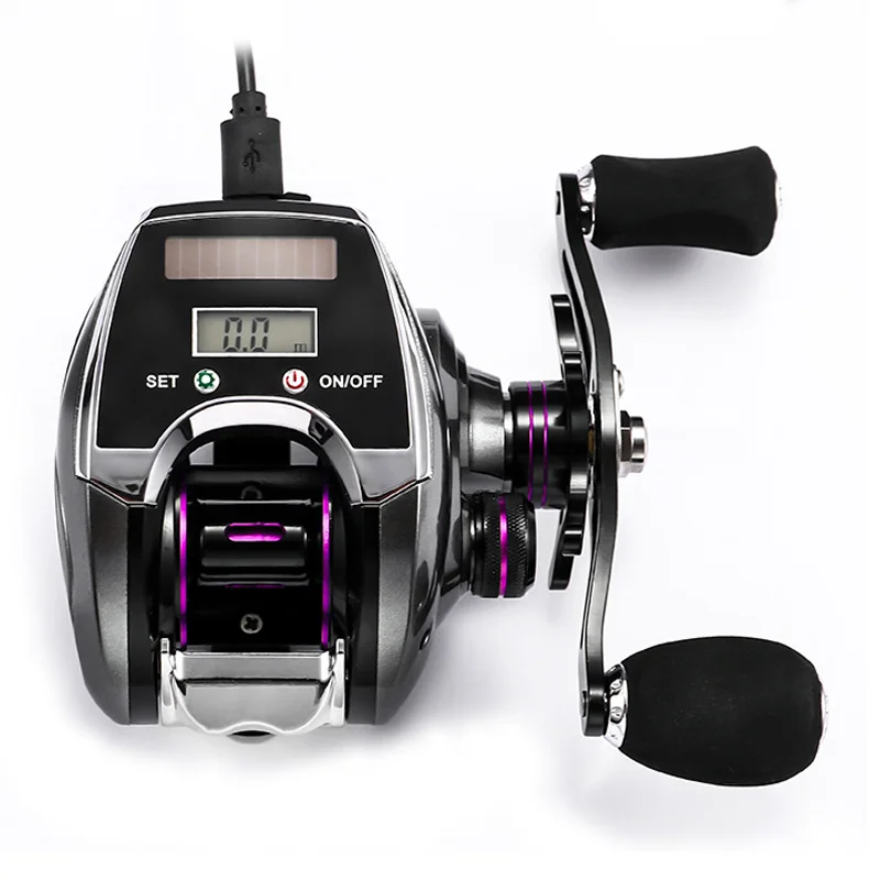 Водонепроницаемый электронный рыбалка катушка счётчик цифровой Дисплей для