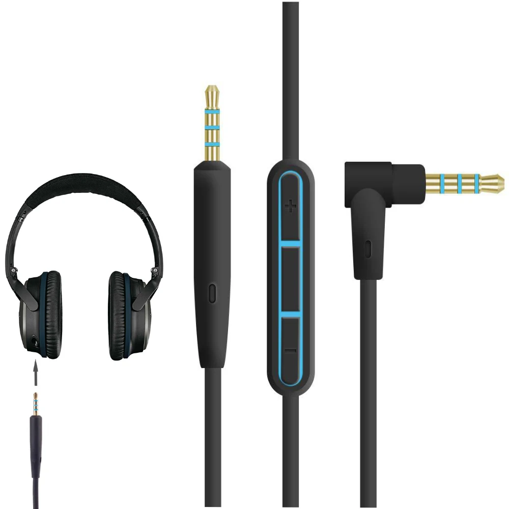 Сменные амбушюры из Протеиновой кожи поролоновые для Bose QC25 AE2 QC2 QC15 AE2I AE2w тихий