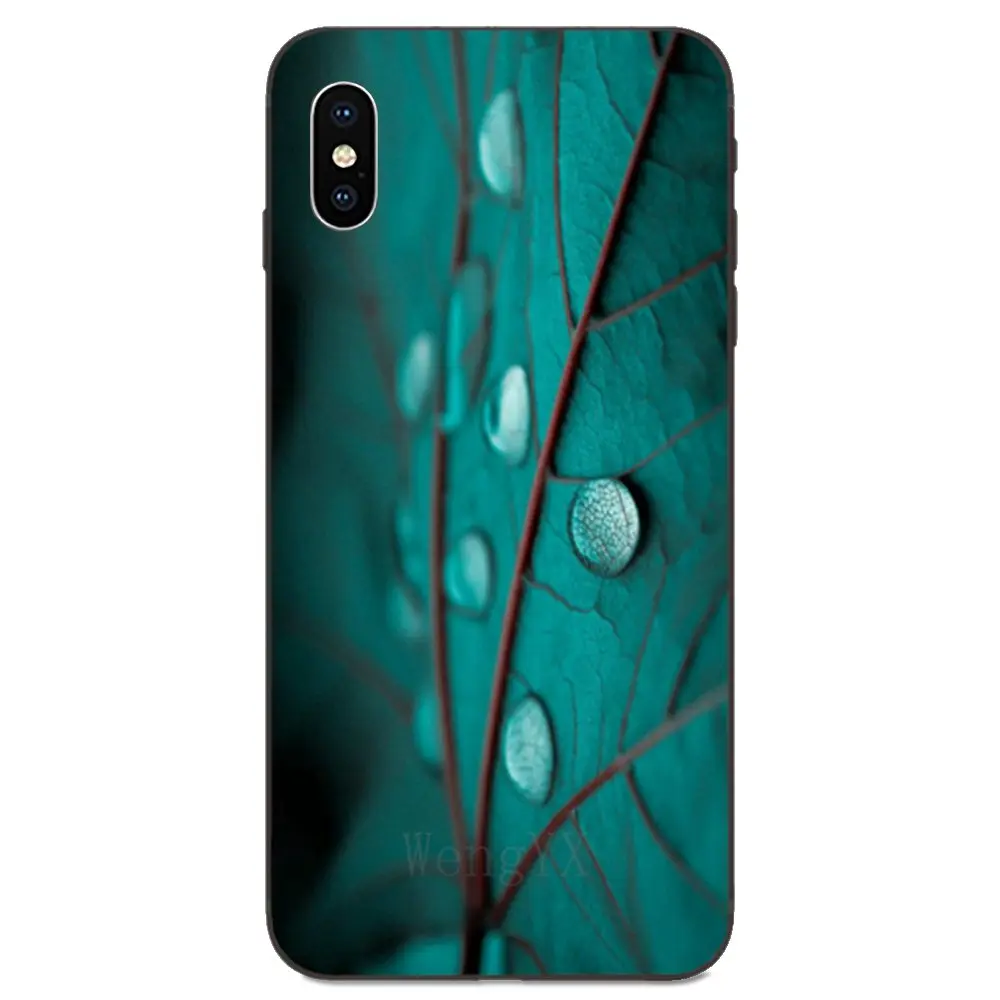 Для Xiaomi Redmi Mi Note 2 3S 8 9 Lite SE Pro ТПУ Новый Модный черный узор в виде капель воды |
